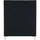 Meridian Geri Grey Velvet Twin Bed IMAGE 12