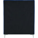 Meridian Geri Navy Velvet Twin Bed IMAGE 12