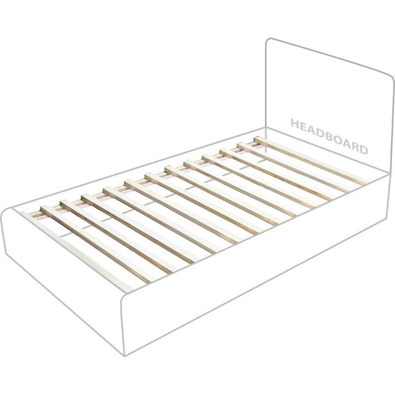 Meridian Geri Pink Velvet Twin Bed IMAGE 14