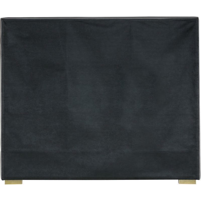 Meridian Nora Grey Velvet King Bed IMAGE 13