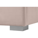 Meridian Nora Pink Velvet King Bed IMAGE 12