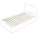 Meridian Nora Pink Velvet Twin Bed IMAGE 14