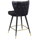 Meridian Hendrix Black Vegan Leather Counter/Bar Stool IMAGE 6