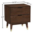Meridian Vance Walnut Night Stand IMAGE 7