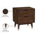Meridian Vance Walnut Night Stand IMAGE 8