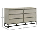 Meridian Weston Grey Stone Dresser IMAGE 9