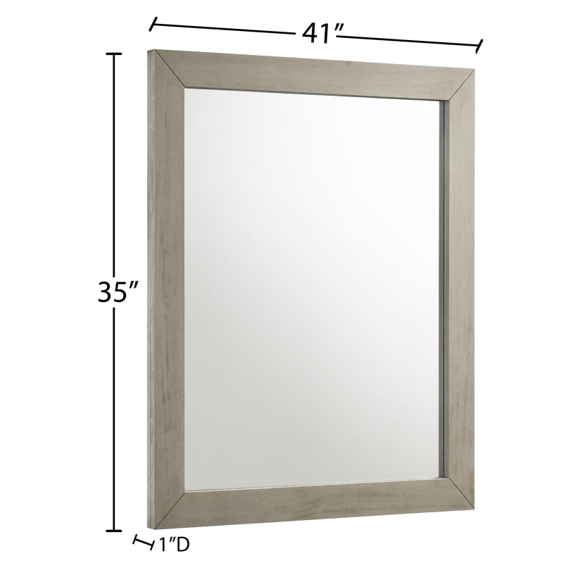 Meridian Weston Grey Stone Mirror IMAGE 6