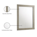 Meridian Weston Grey Stone Mirror IMAGE 7