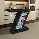 A41-BLACK WINE CONSOLE TABLE