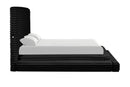 Mariah Black Queen Platform Bed