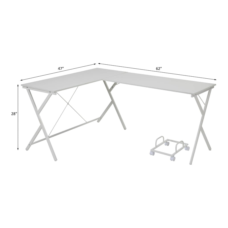 Acme Furniture Dazenus OF00050 Desk - White IMAGE 5