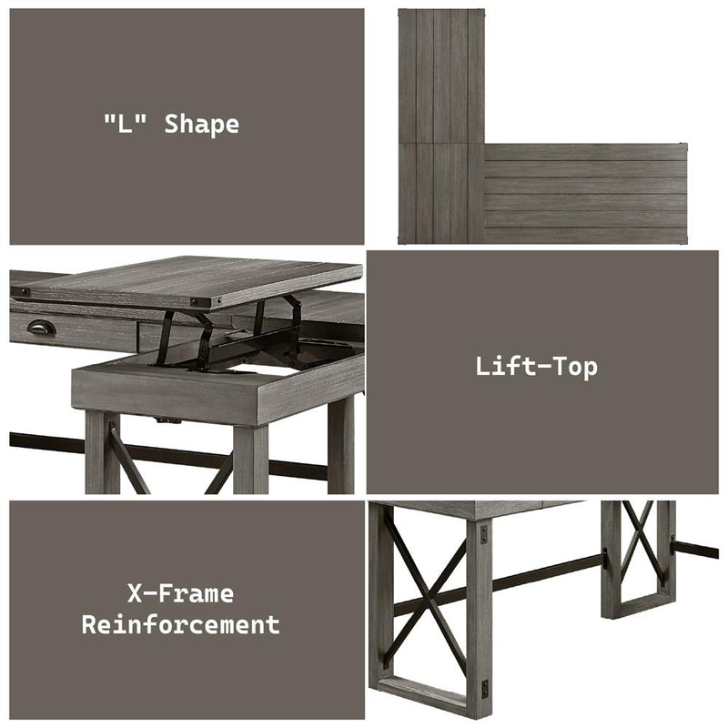 Acme Furniture Talmar OF00054 Writing Desk with Lift Top IMAGE 11