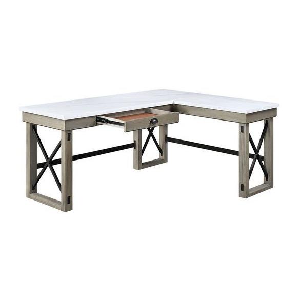 Acme Furniture Office Desks L-Shaped Desks OF00055 IMAGE 3