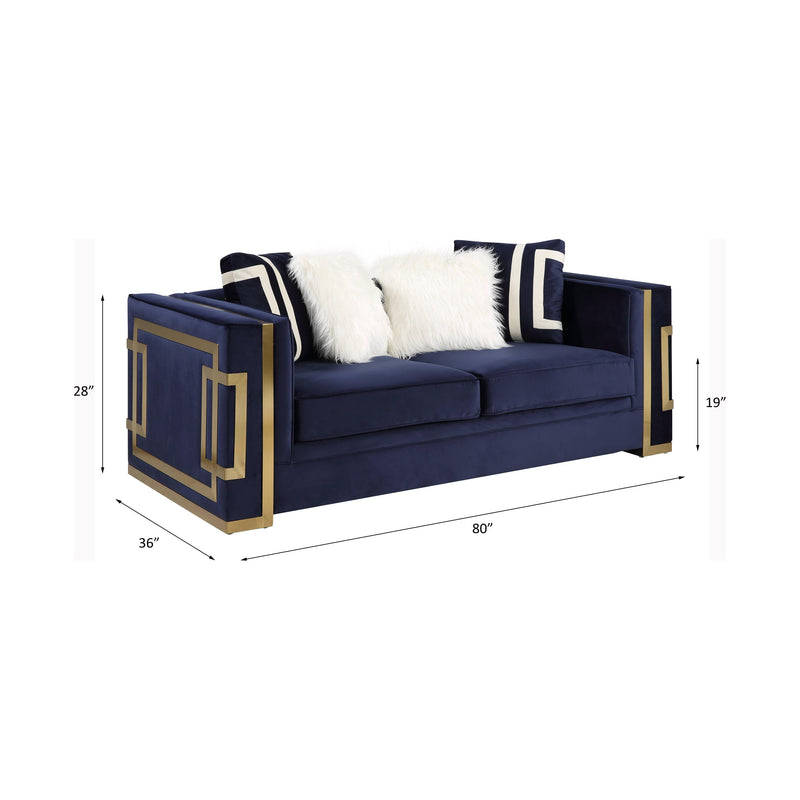 Acme Furniture Virrux LV00294 Loveseat with 4 Pillows IMAGE 7