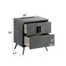 Acme Furniture Doris BD00556 Nightstand with USB & Electric Lock IMAGE 8