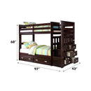 Acme Furniture Allentown 10170W Twin/Twin Bunk Bed with Trundle & Storage IMAGE 3
