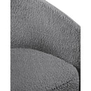  Meridian Hilton Grey Boucle Fabric Upholstered Chaise Lounge IMAGE 10