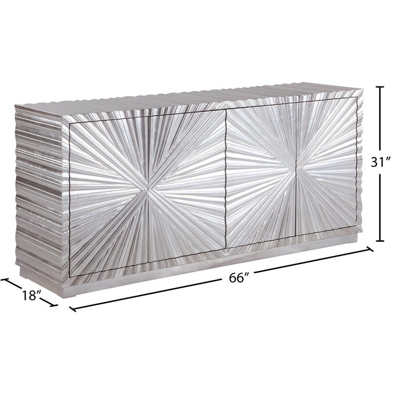 Meridian Silverton Silver Sideboard/Buffet IMAGE 7
