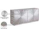 Meridian Silverton Silver Sideboard/Buffet IMAGE 8