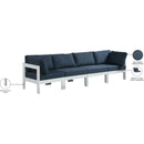 Meridian Nizuc Navy Water Resistant Fabric Outdoor Patio Modular Sofa IMAGE 9