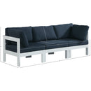 Meridian Nizuc Navy Water Resistant Fabric Outdoor Patio Modular Sofa IMAGE 8