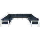 Meridian Nizuc Navy Water Resistant Fabric Outdoor Patio Modular Sectional IMAGE 7