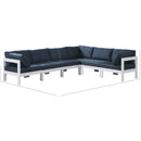 Meridian Nizuc Navy Water Resistant Fabric Outdoor Patio Modular Sectional IMAGE 8