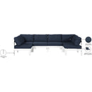 Meridian Nizuc Navy Water Resistant Fabric Outdoor Patio Modular Sectional IMAGE 8