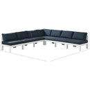 Meridian Nizuc Navy Water Resistant Fabric Outdoor Patio Modular Sectional IMAGE 8