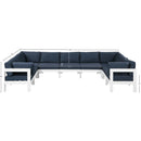 Meridian Nizuc Navy Water Resistant Fabric Outdoor Patio Modular Sectional IMAGE 7