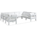Meridian Nizuc White Water Resistant Fabric Outdoor Patio Modular Sectional IMAGE 8