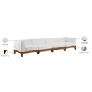 Meridian Rio Off White Water Resistant Fabric Outdoor Patio Modular Sofa IMAGE 6