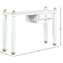 Meridian Etro White / Gold Desk/Console IMAGE 8