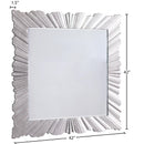 Meridian Silverton Silver Leaf Mirror IMAGE 4