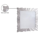 Meridian Silverton Silver Leaf Mirror IMAGE 5