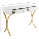 Meridian Monroe Gold Vanity / Desk / Console IMAGE 6