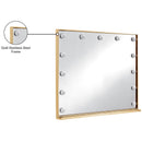 Meridian Hollywood Gold Mirror IMAGE 5