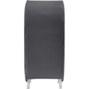 Meridian Crescent Grey Velvet Accent Chair IMAGE 7