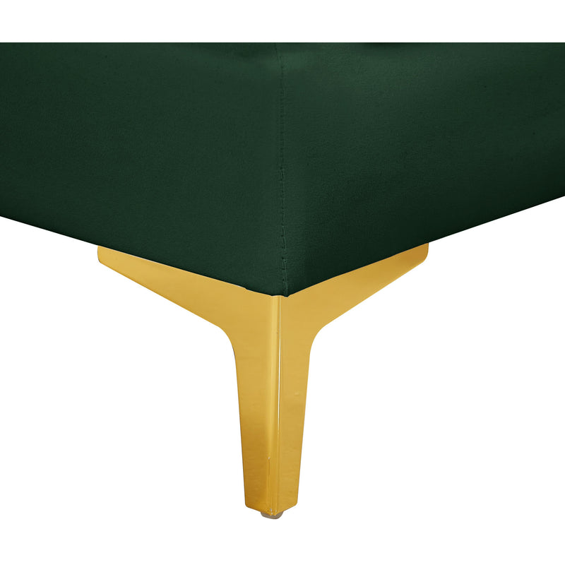 Meridian Alina Green Velvet Corner Chair IMAGE 15
