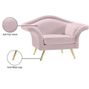 Meridian Lips Pink Velvet Chair IMAGE 16