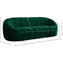 Meridian Elijah Green Velvet Sofa IMAGE 10