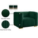 Meridian Ravish Green Velvet Chair IMAGE 18