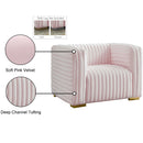 Meridian Ravish Pink Velvet Chair IMAGE 18