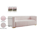 Meridian Ravish Pink Velvet Sofa IMAGE 18