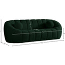 Meridian Elijah Green Boucle Fabric Sofa IMAGE 14