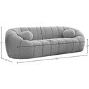 Meridian Elijah Grey Boucle Fabric Sofa IMAGE 14