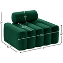 Meridian Melody Green Velvet Chair IMAGE 12