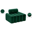 Meridian Melody Green Velvet Chair IMAGE 13