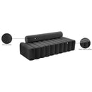 Meridian Melody Grey Velvet Sofa IMAGE 13