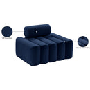 Meridian Melody Navy Velvet Chair IMAGE 13